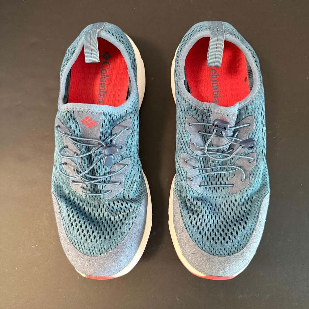Columbia Women Drainmaker IV Water Shoes Blue Red Size 9 - Picture 13 of 16